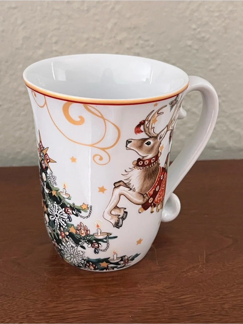 WILLIAMS-SONOMA Twas the Night Before Christmas Reindeer Mug